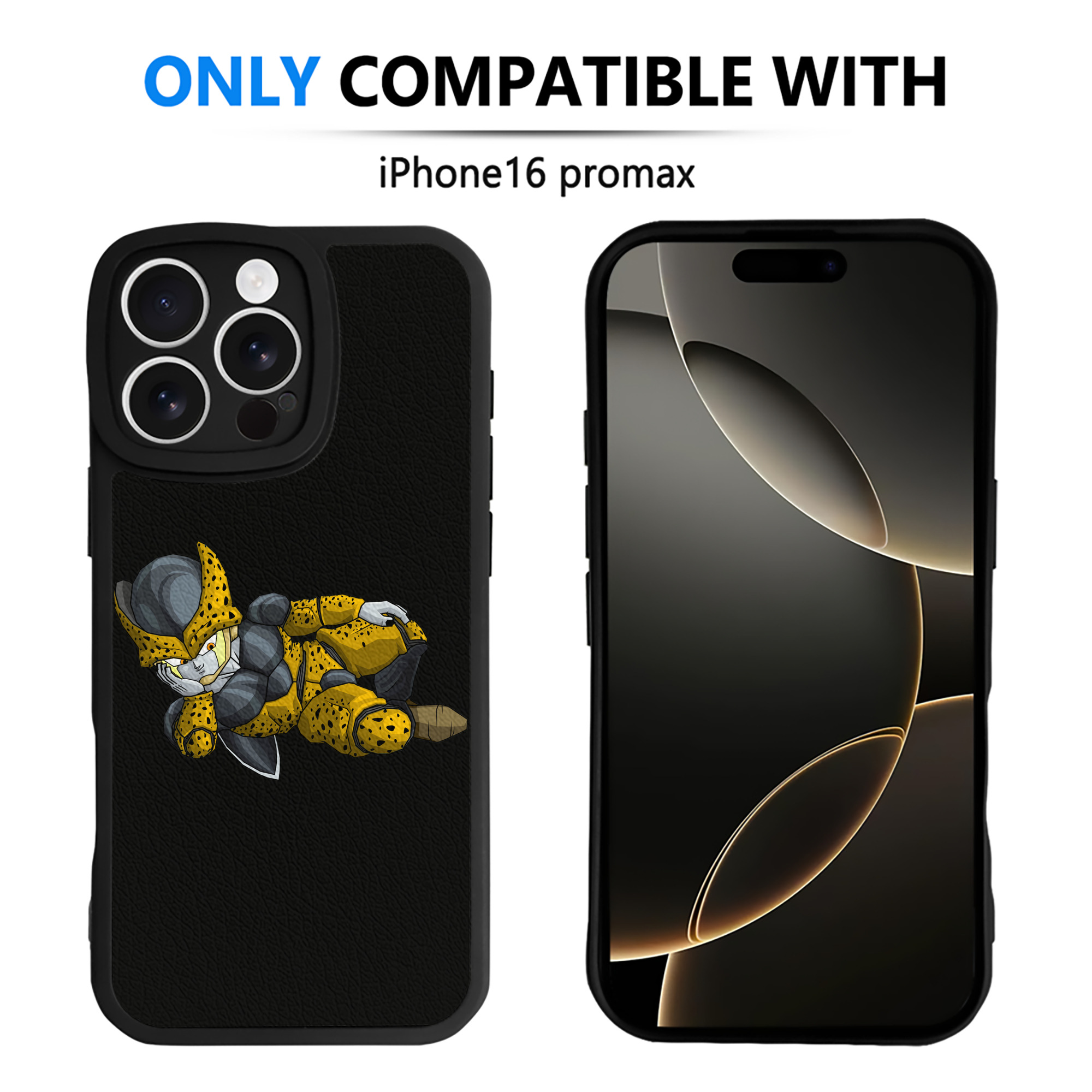 （画像用） ドラゴンボール セル DRAGON BALL Cell 【iPhone 16シリーズ対応】シリコンスマホケース（レザー調） 材質：シリコン